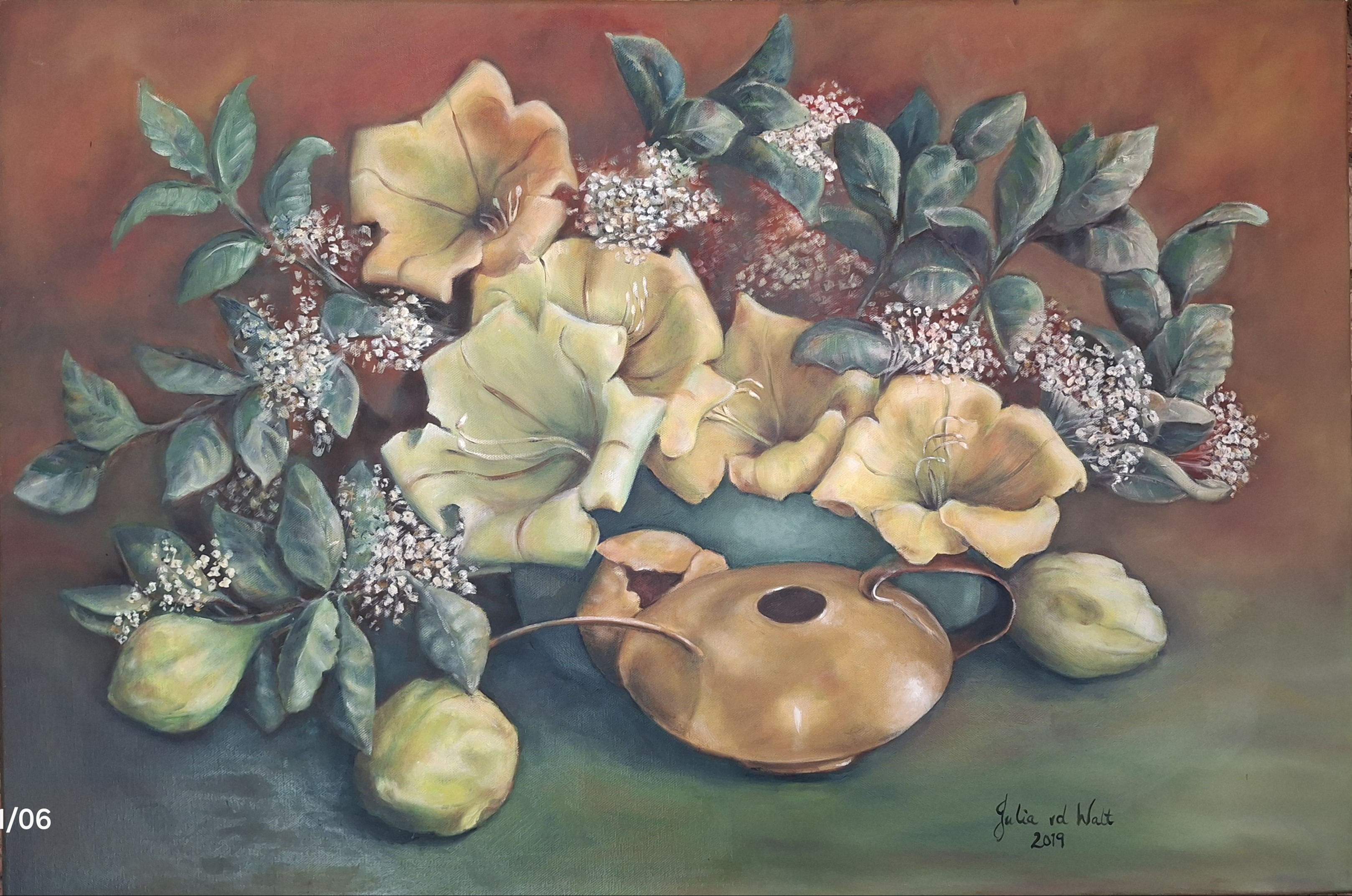 Cups of gold flowers